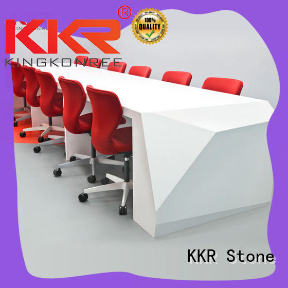 customized acrylic solid surface worktops top for entertainment KKR Stone