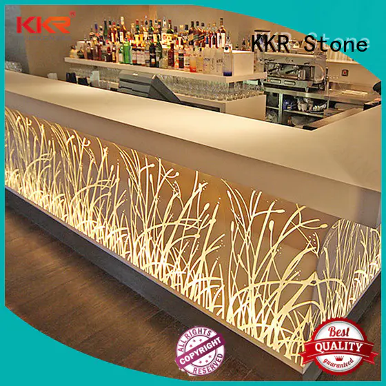 acrylic artificial marble dining table table KKR Stone