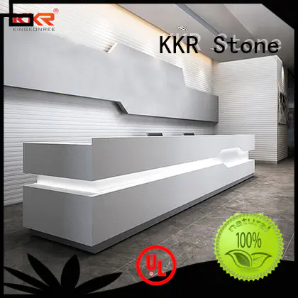 reception desk design sales for building KKR Stone