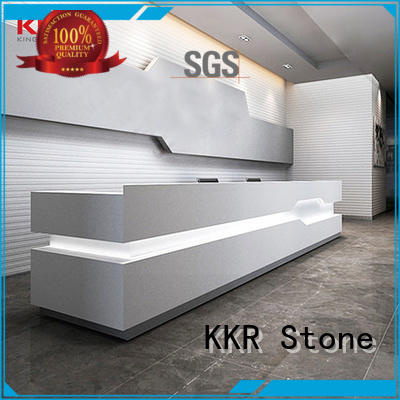 desk modern reception desk design for table tops KKR Stone