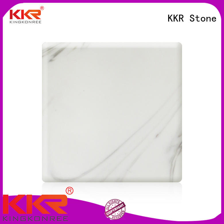 KKR Stone decorative corian solid surface sheet factory for home