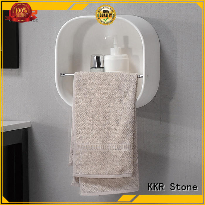 KKR Stone good Quality acrylic slatwall shelves  manufacturer for hotel