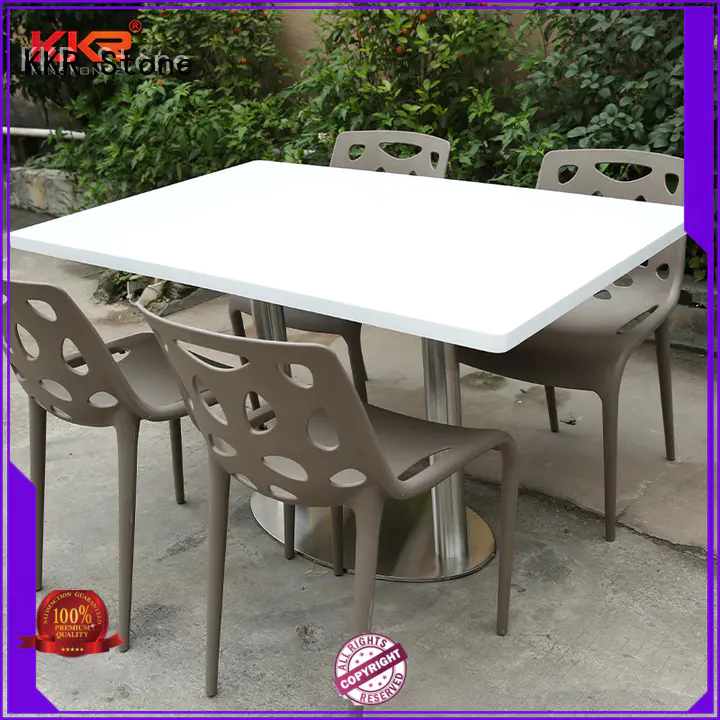 KKR Stone acrylic artificial marble dining table