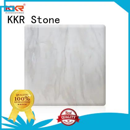 KKR Stone decorative corian solid surface sheet factory for bar table